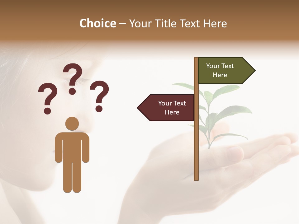 Hands Tree Environmental PowerPoint Template