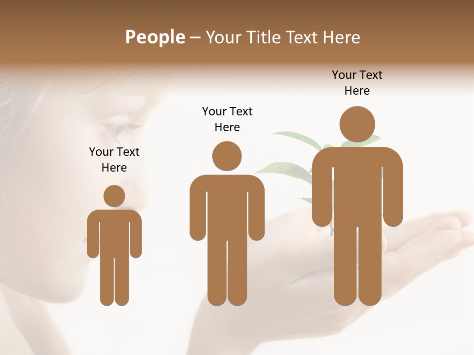 Hands Tree Environmental PowerPoint Template