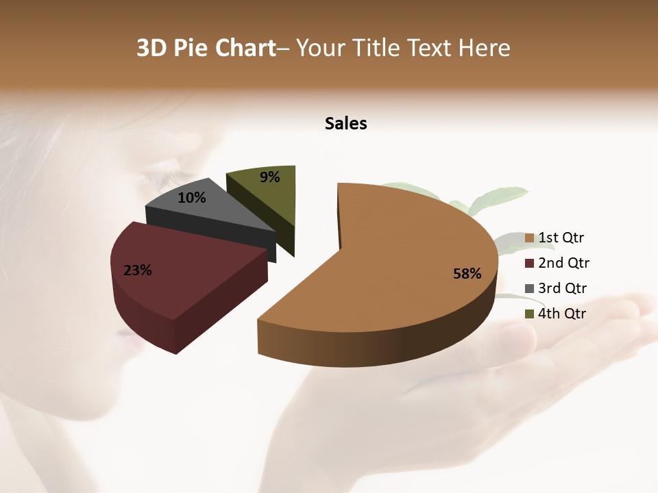 Hands Tree Environmental PowerPoint Template