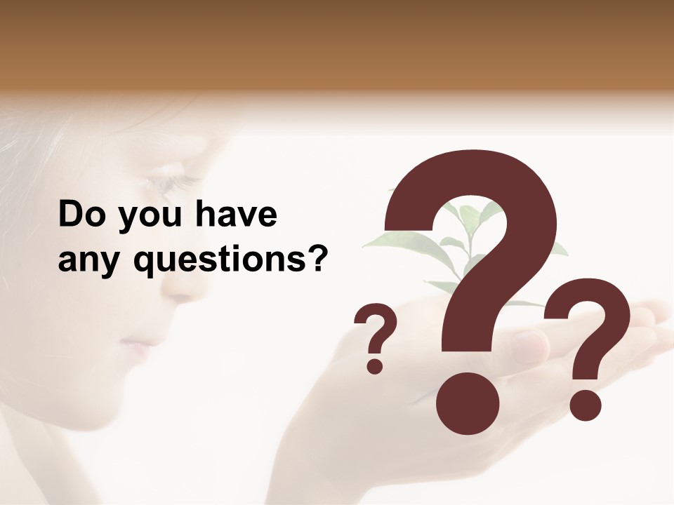 Hands Tree Environmental PowerPoint Template