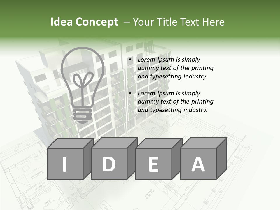 Meal Bread Drop PowerPoint Template