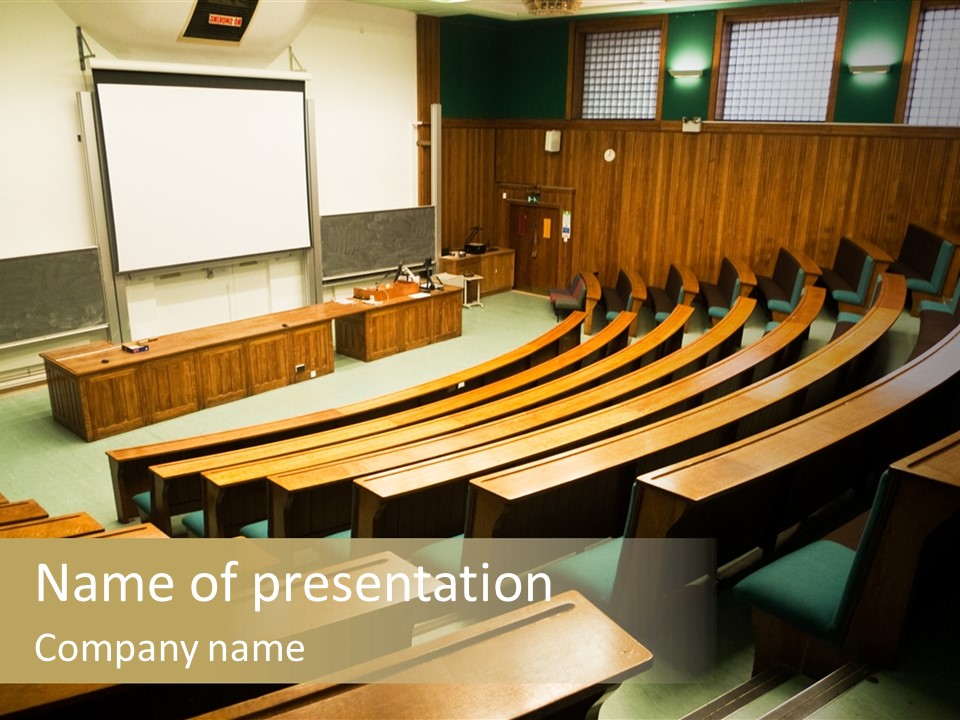 Business Panelled Empty PowerPoint Template
