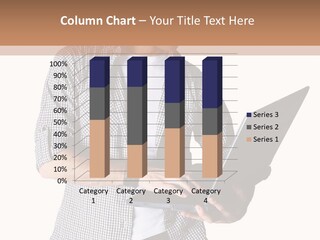 Vertical One Person Electronics PowerPoint Template