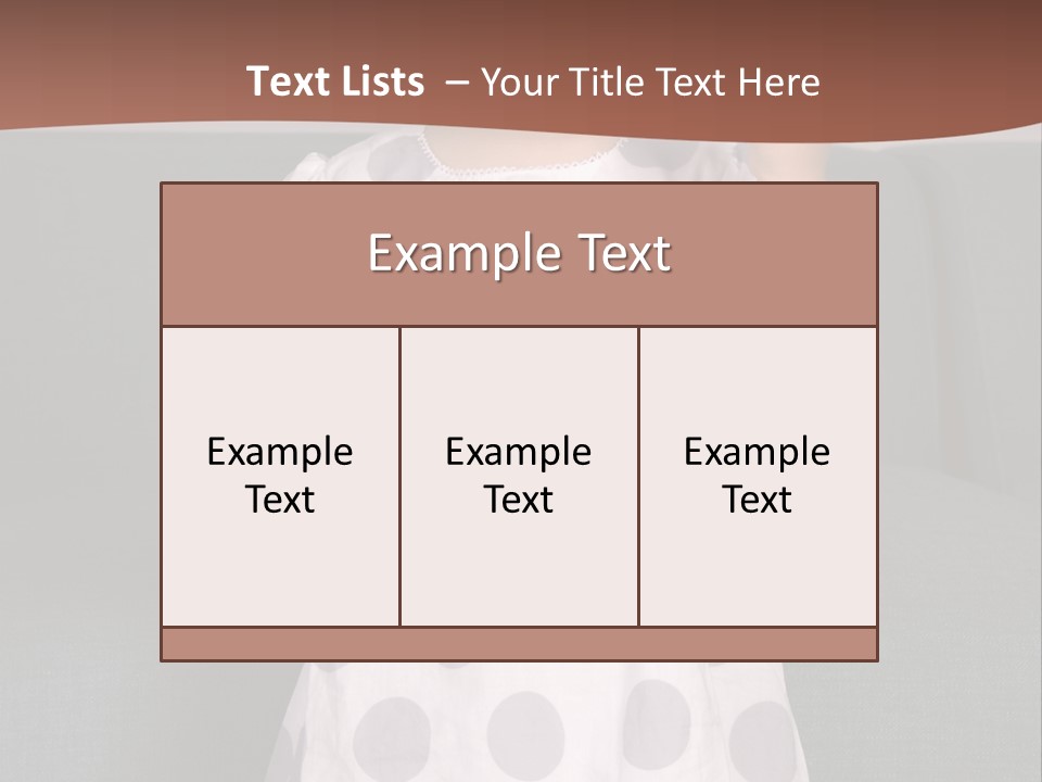 Human Person Innocence PowerPoint Template