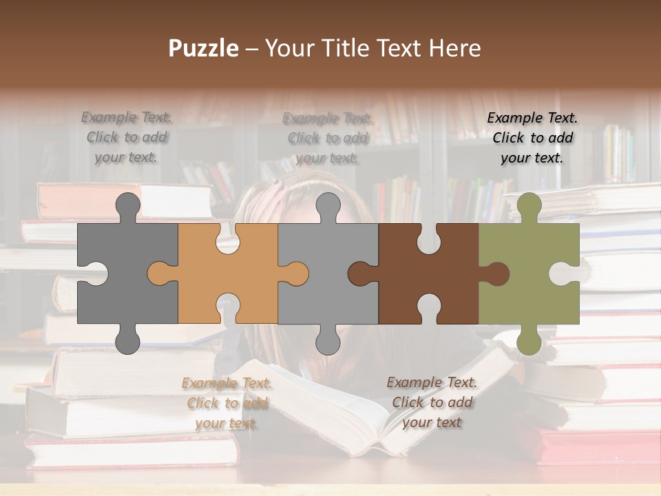 School People Educate PowerPoint Template