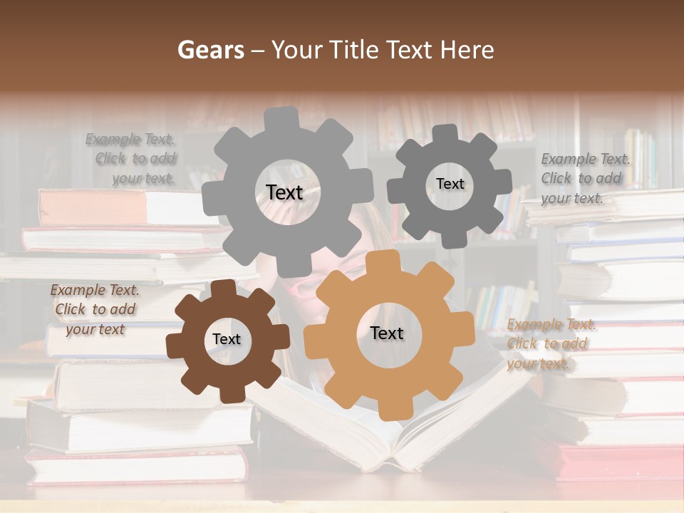 School People Educate PowerPoint Template