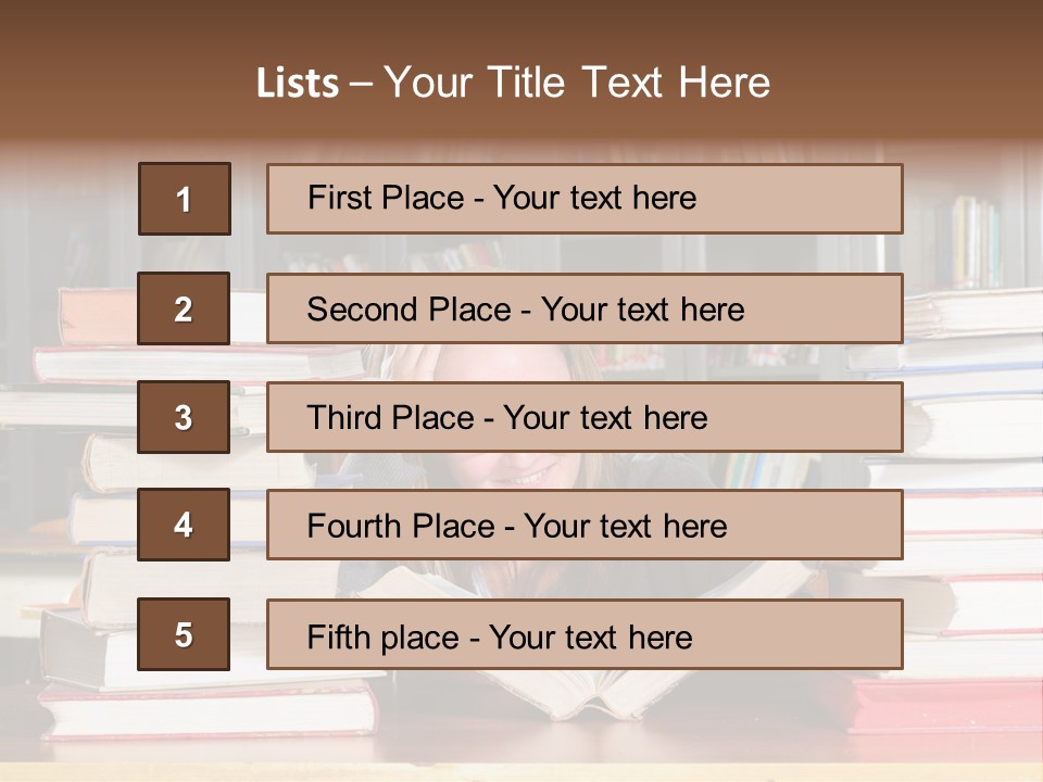 School People Educate PowerPoint Template