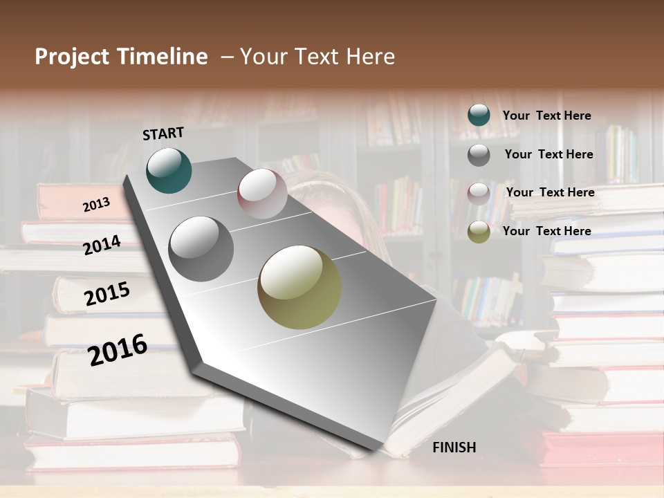 School People Educate PowerPoint Template