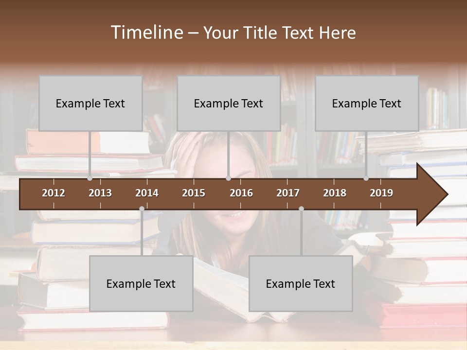 School People Educate PowerPoint Template