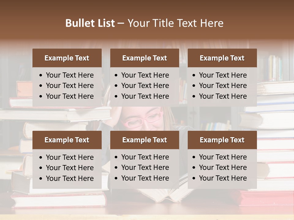 School People Educate PowerPoint Template