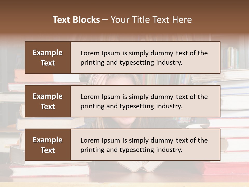 School People Educate PowerPoint Template