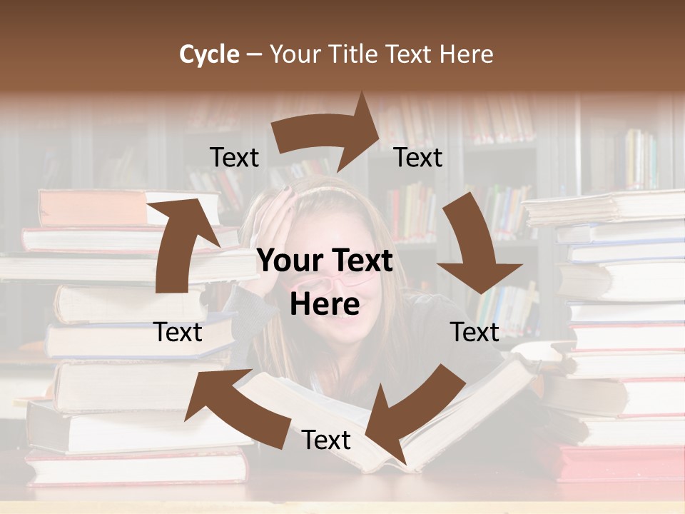 School People Educate PowerPoint Template