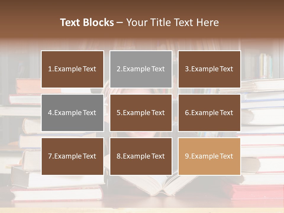 School People Educate PowerPoint Template