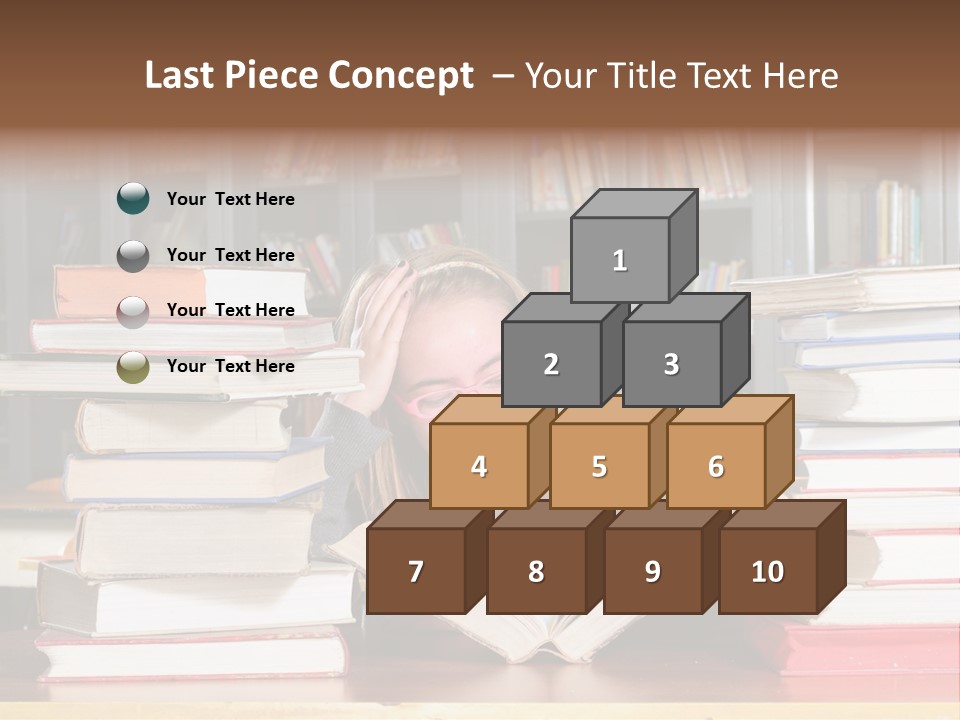 School People Educate PowerPoint Template