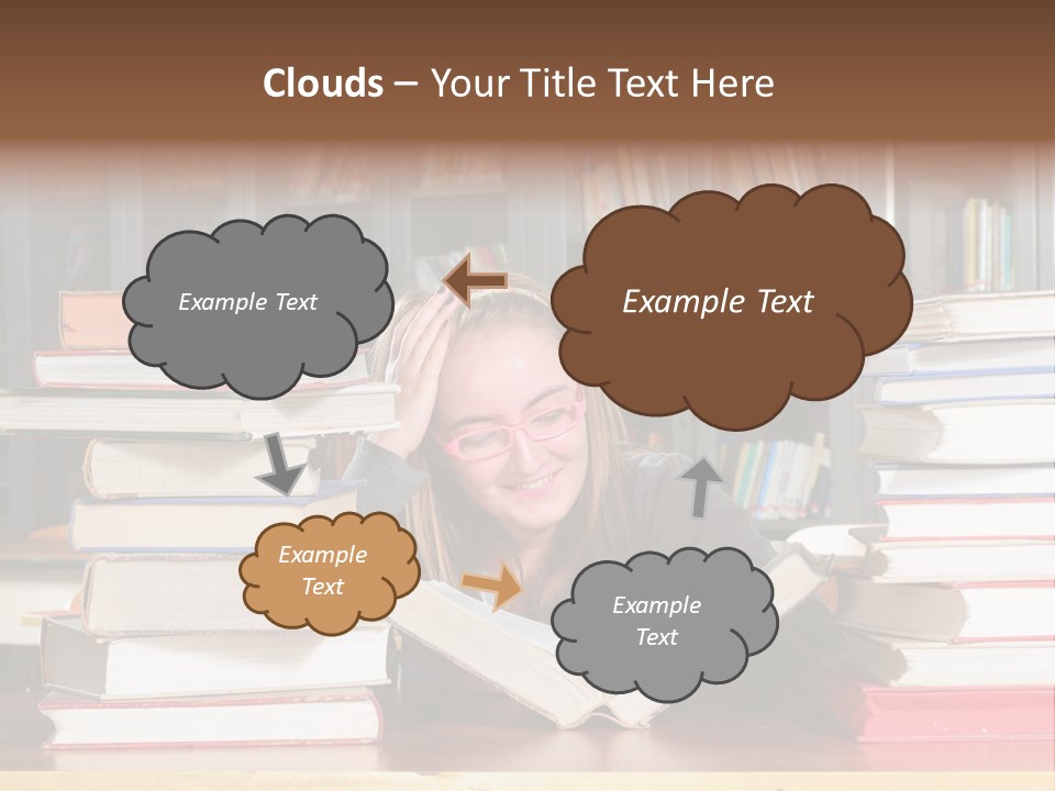 School People Educate PowerPoint Template