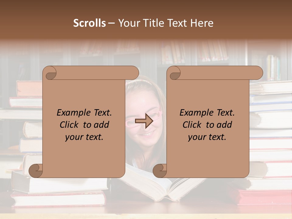 School People Educate PowerPoint Template