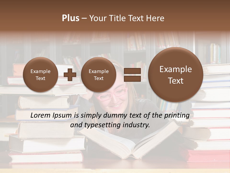 School People Educate PowerPoint Template