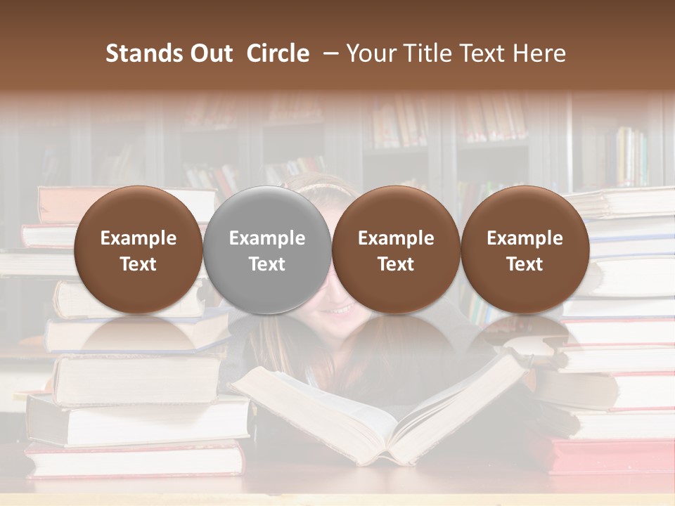 School People Educate PowerPoint Template