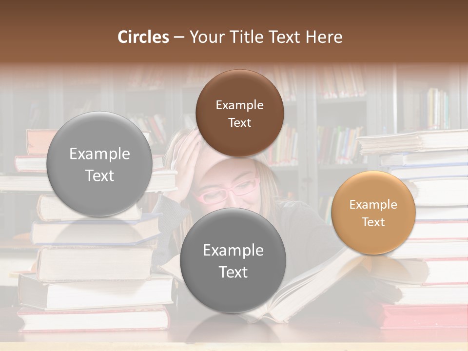 School People Educate PowerPoint Template