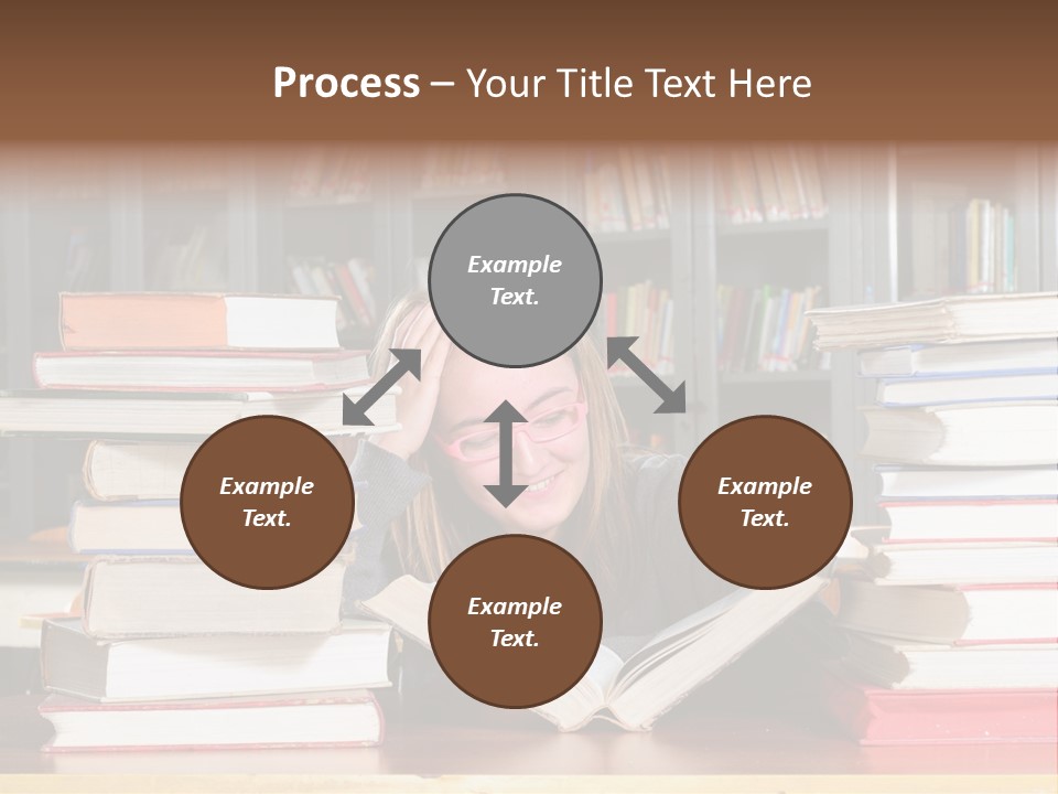 School People Educate PowerPoint Template