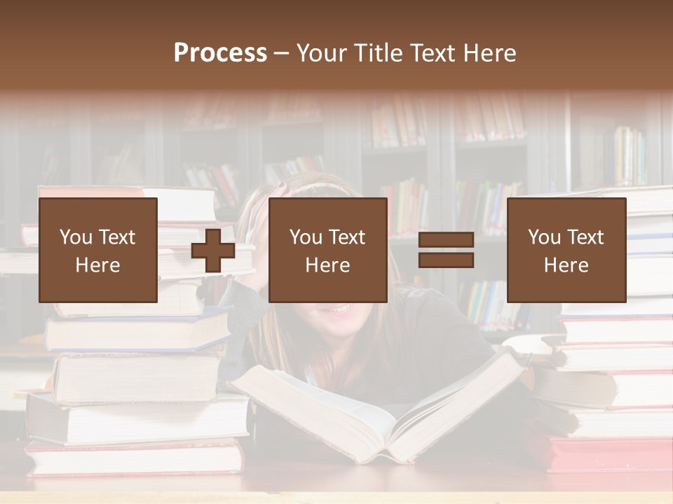School People Educate PowerPoint Template
