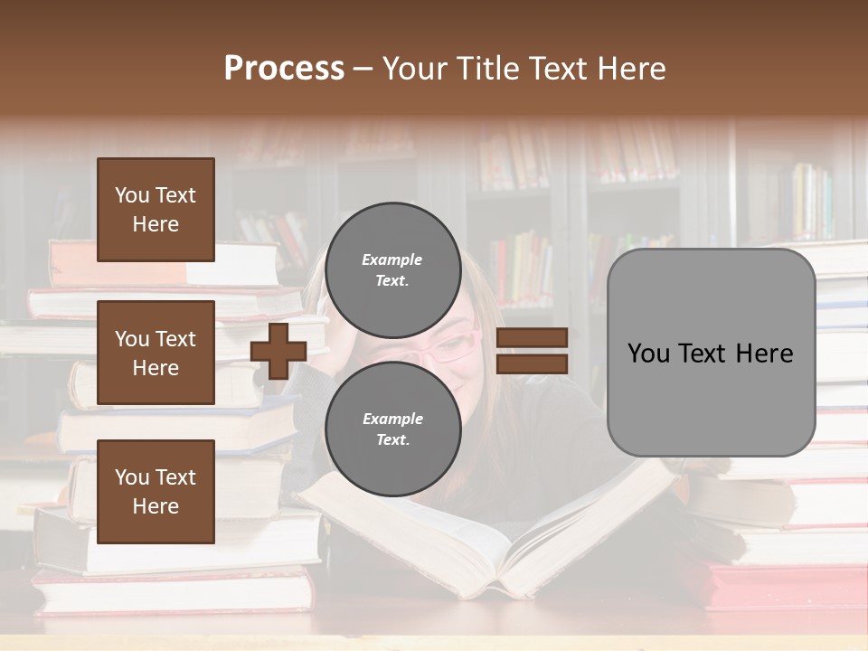 School People Educate PowerPoint Template