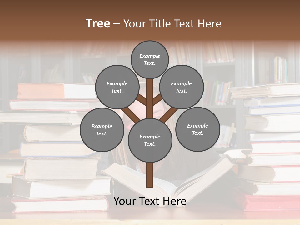 School People Educate PowerPoint Template