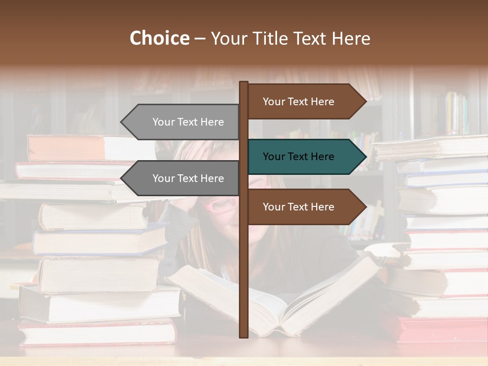 School People Educate PowerPoint Template
