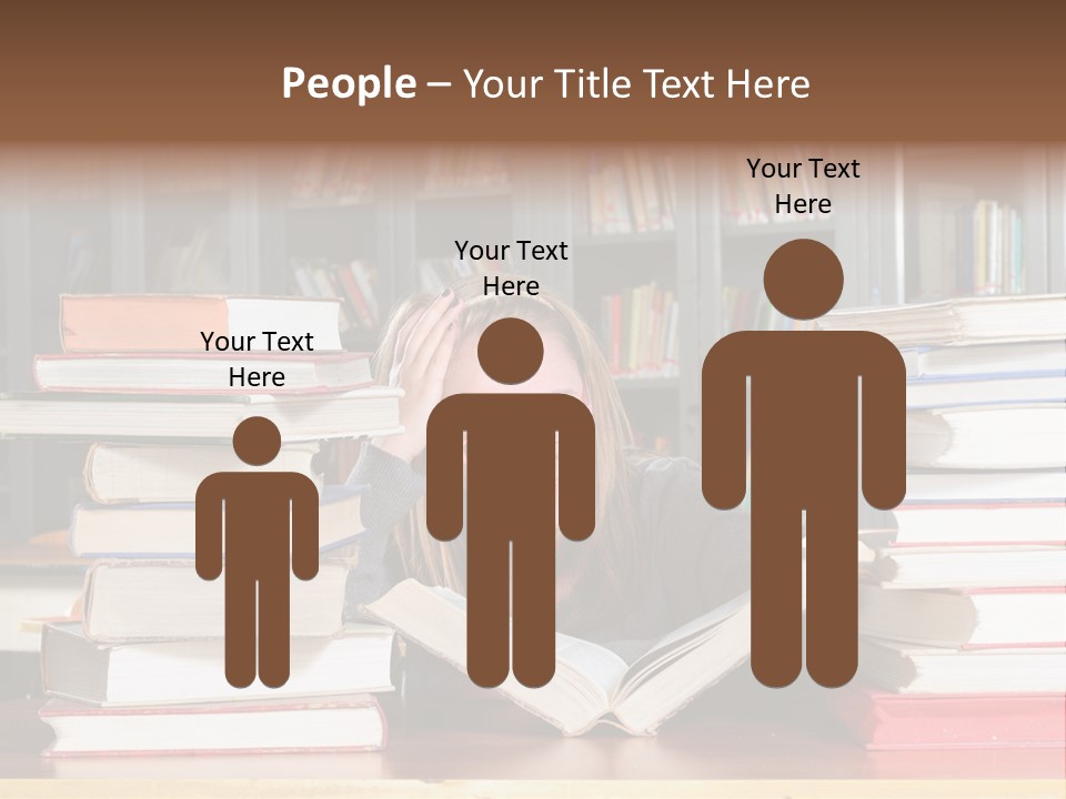 School People Educate PowerPoint Template