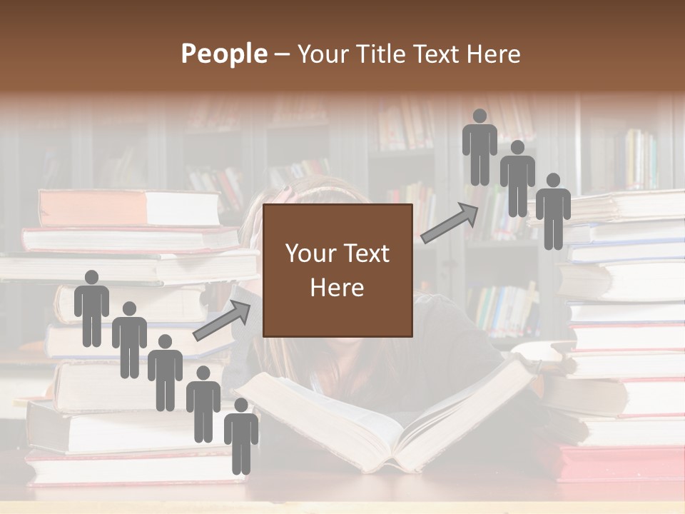 School People Educate PowerPoint Template