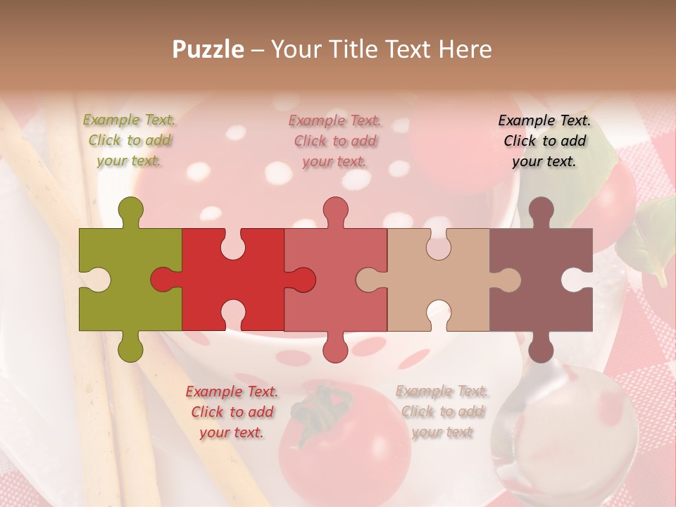 Meal Bread Drop PowerPoint Template