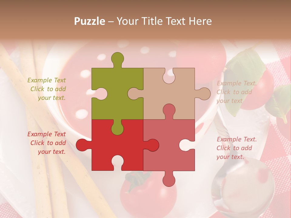 Meal Bread Drop PowerPoint Template