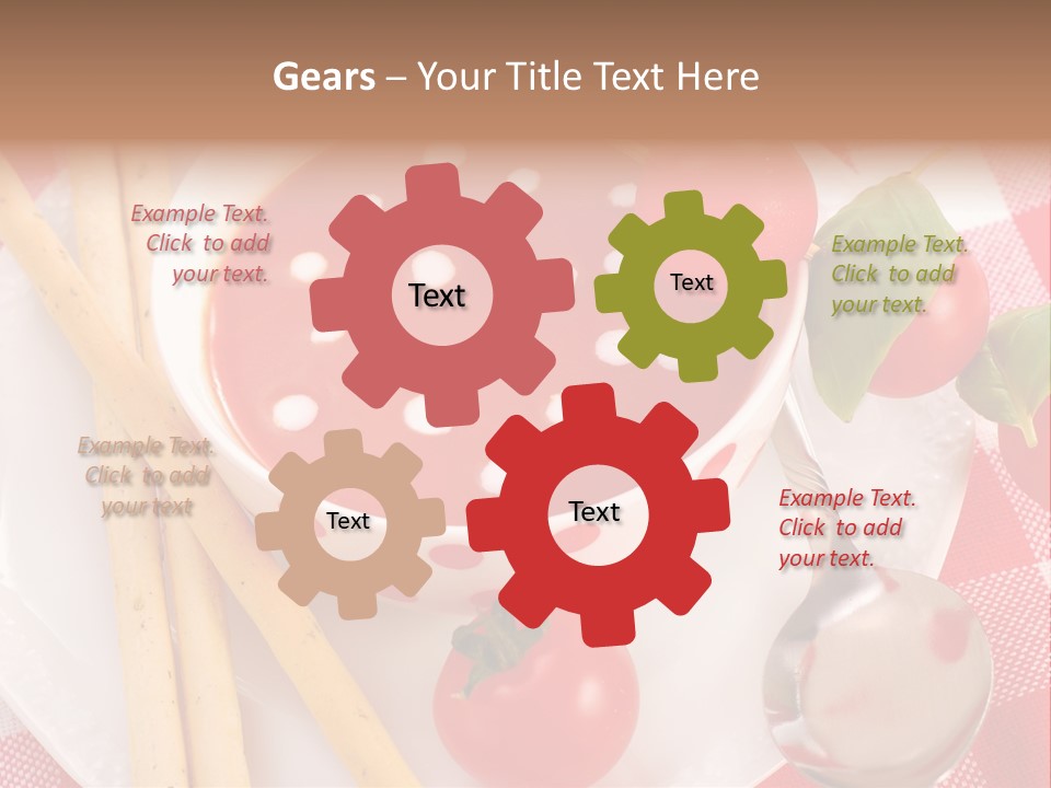 Meal Bread Drop PowerPoint Template