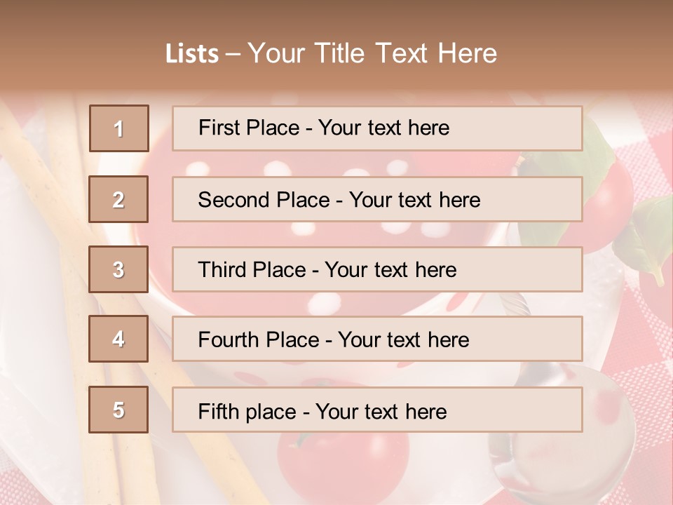 Meal Bread Drop PowerPoint Template