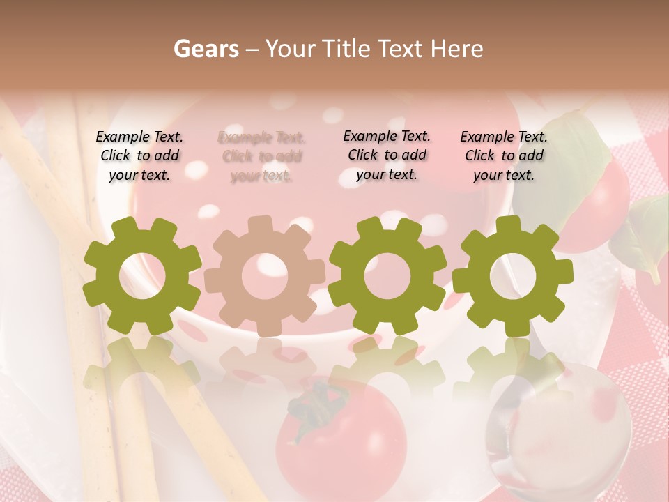 Meal Bread Drop PowerPoint Template