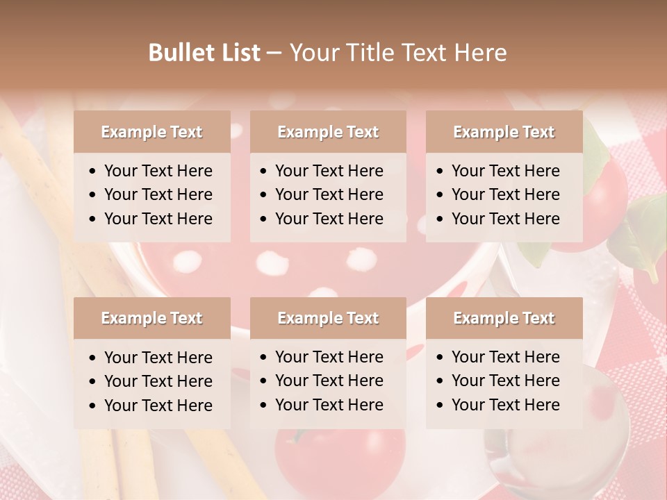 Meal Bread Drop PowerPoint Template