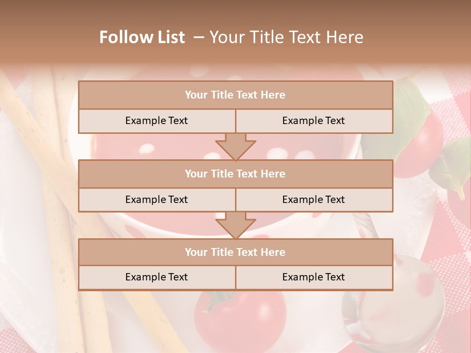 Meal Bread Drop PowerPoint Template