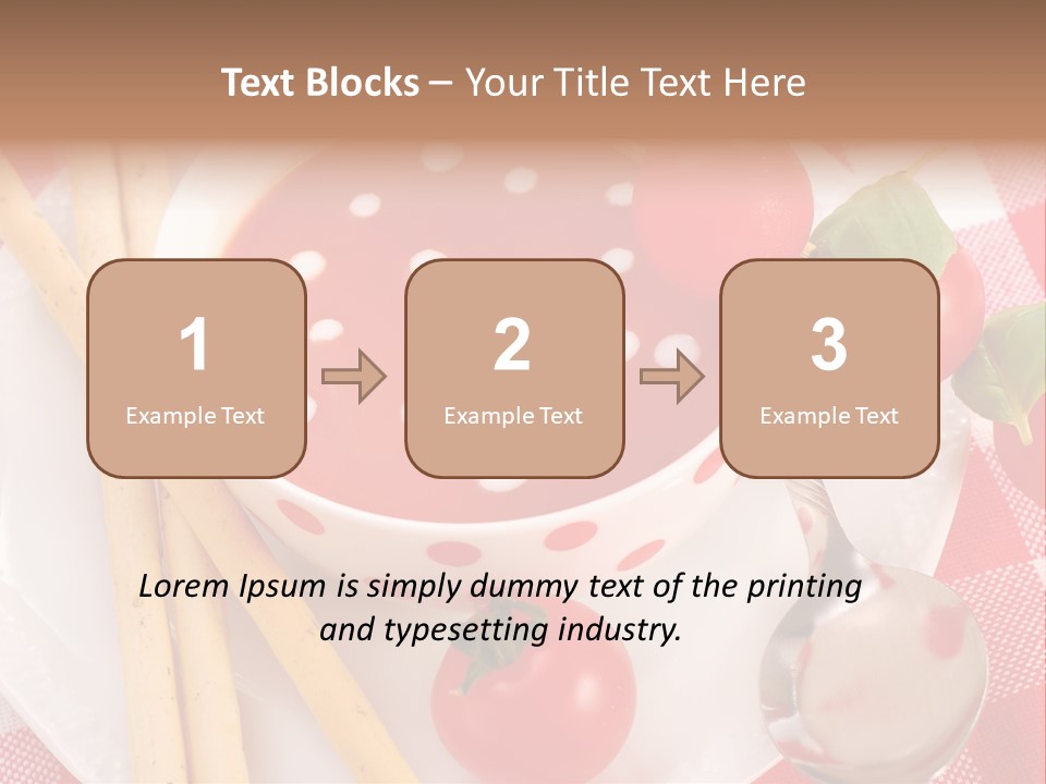Meal Bread Drop PowerPoint Template
