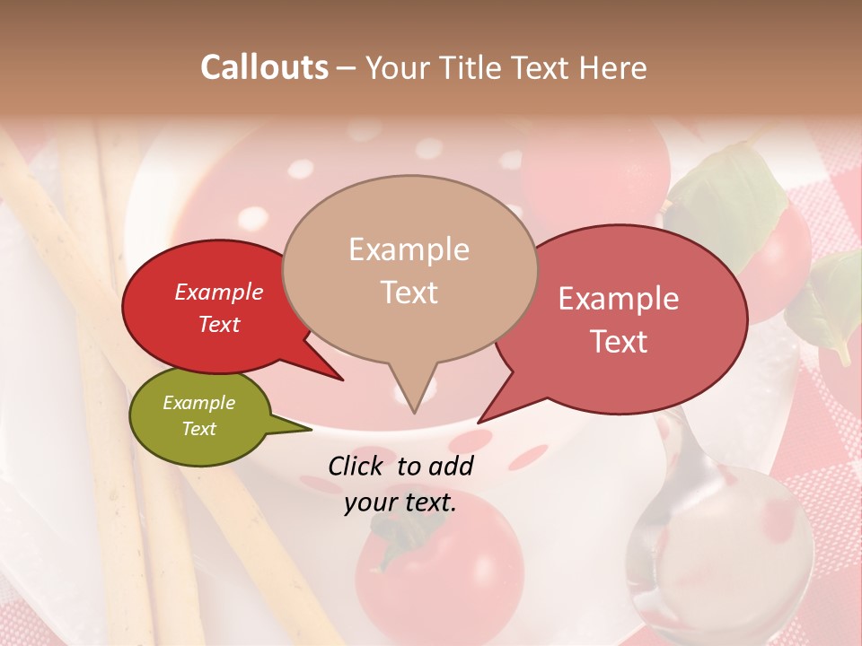 Meal Bread Drop PowerPoint Template