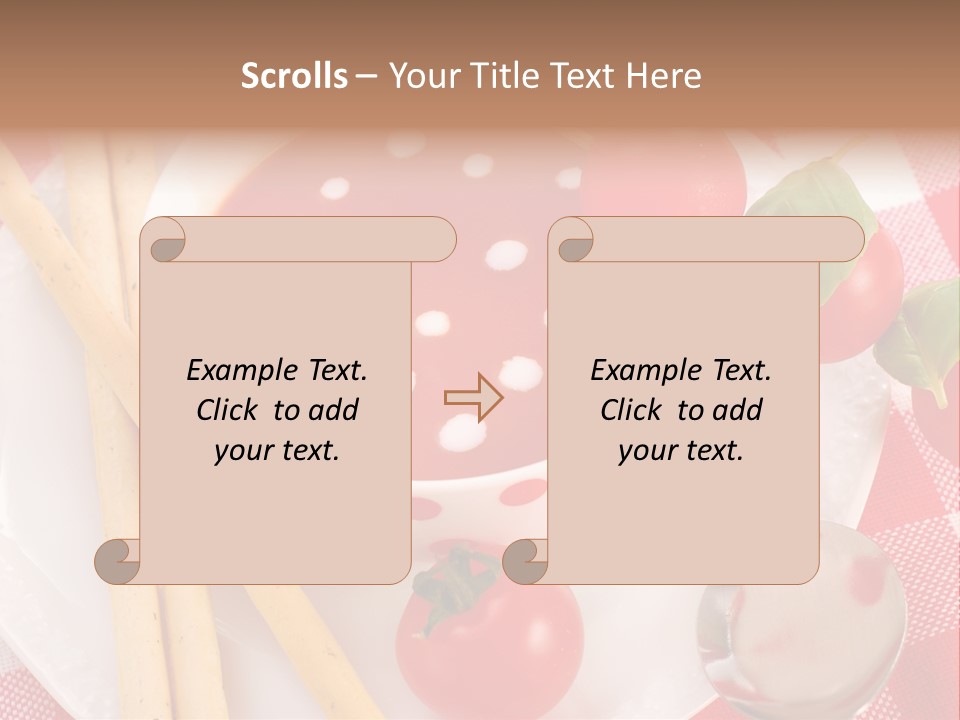 Meal Bread Drop PowerPoint Template