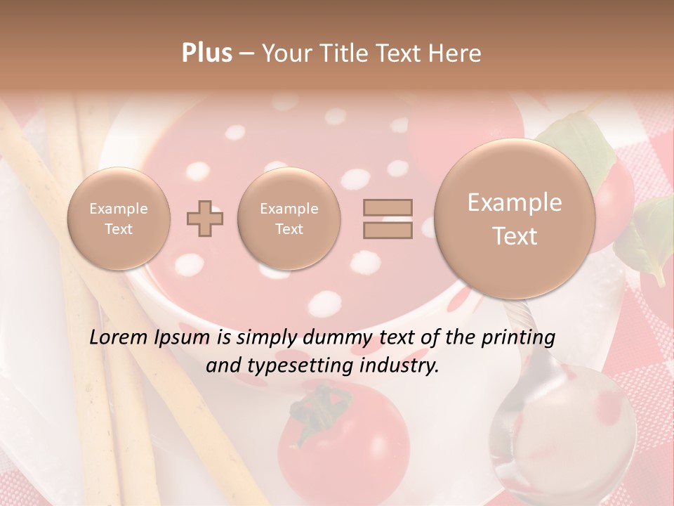 Meal Bread Drop PowerPoint Template