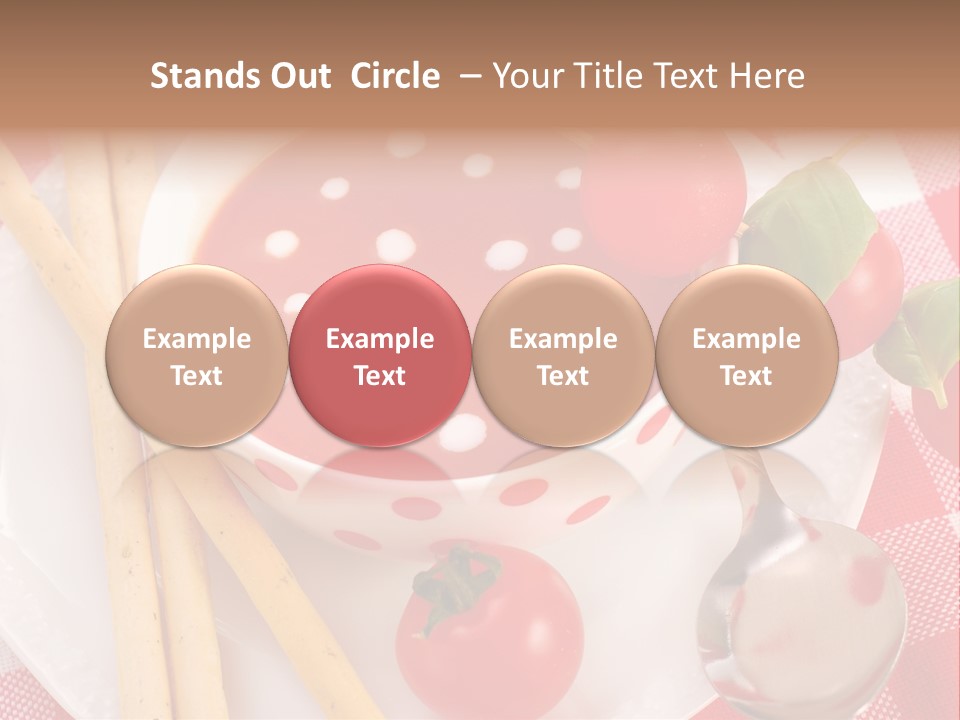 Meal Bread Drop PowerPoint Template