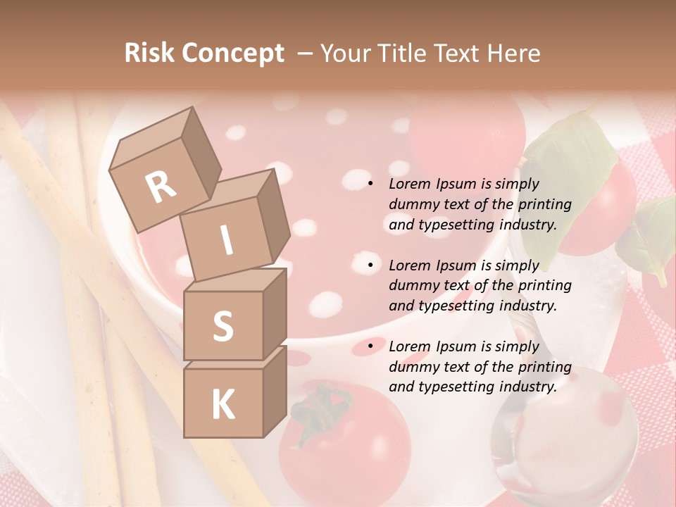 Meal Bread Drop PowerPoint Template