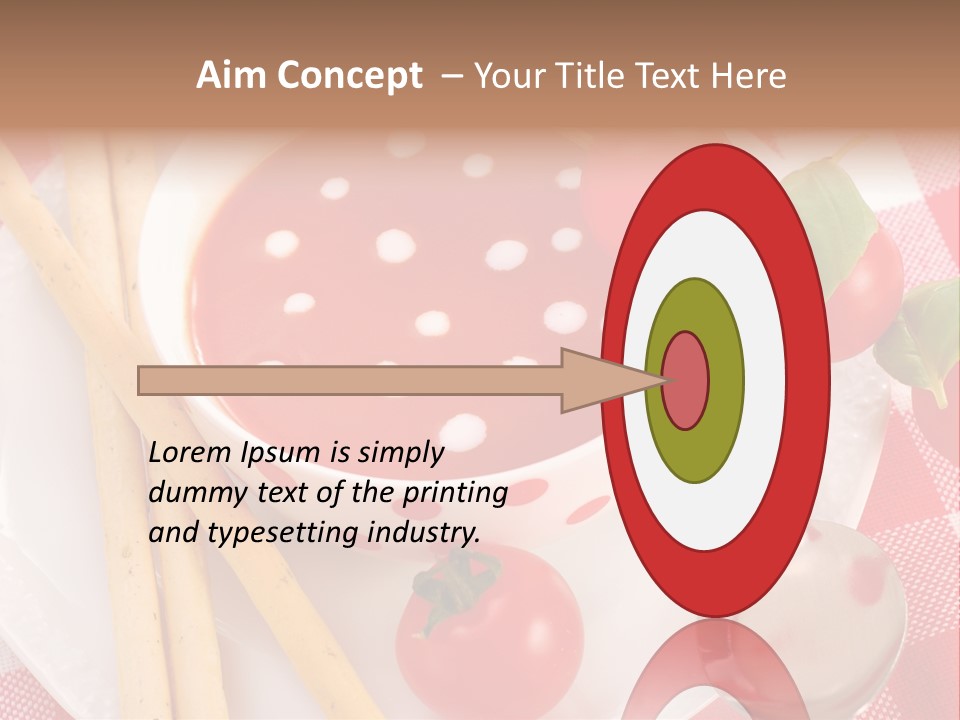 Meal Bread Drop PowerPoint Template