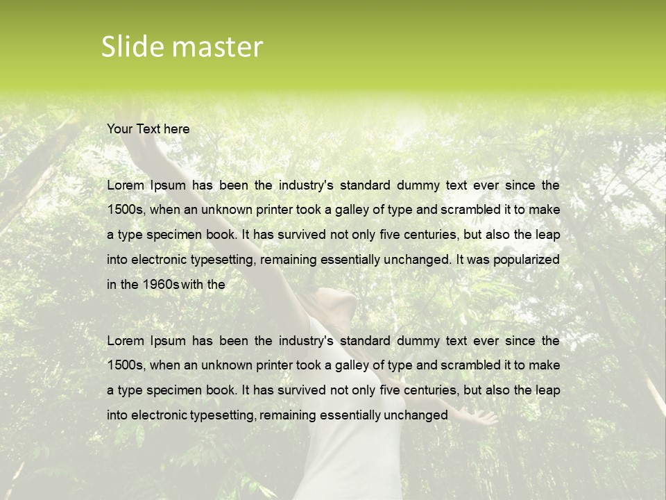 Leisure Enjoy Outside PowerPoint Template
