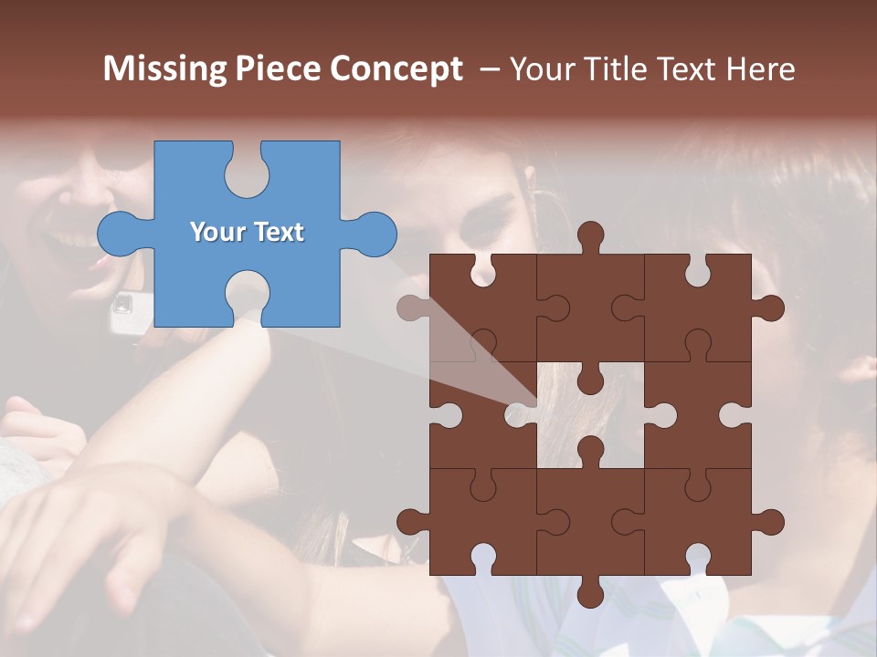 Youth Earphones Outdoors PowerPoint Template