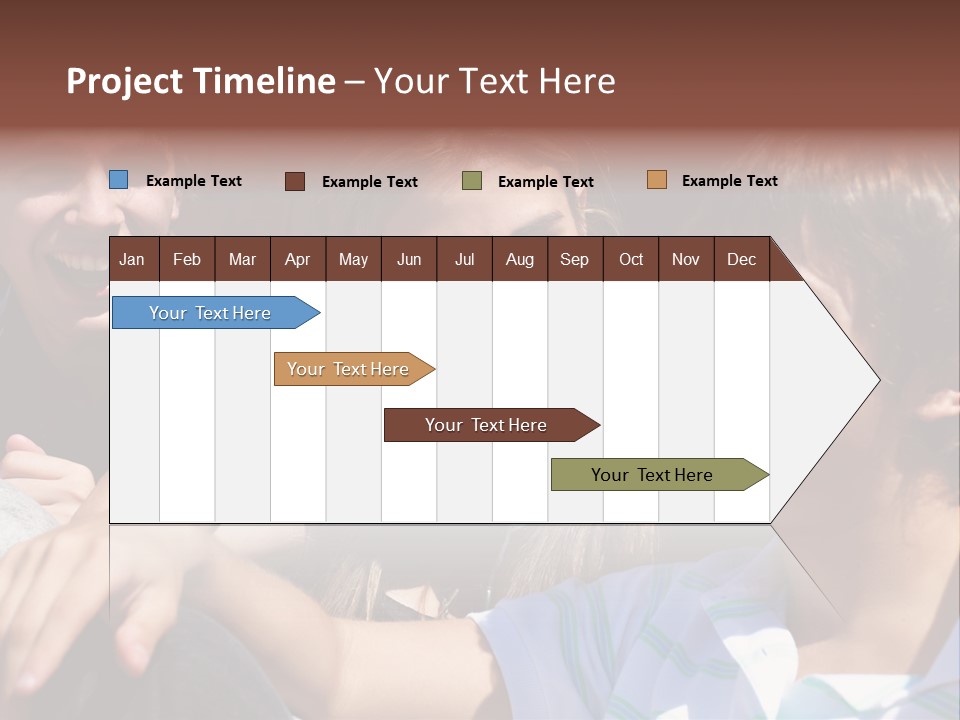 Youth Earphones Outdoors PowerPoint Template