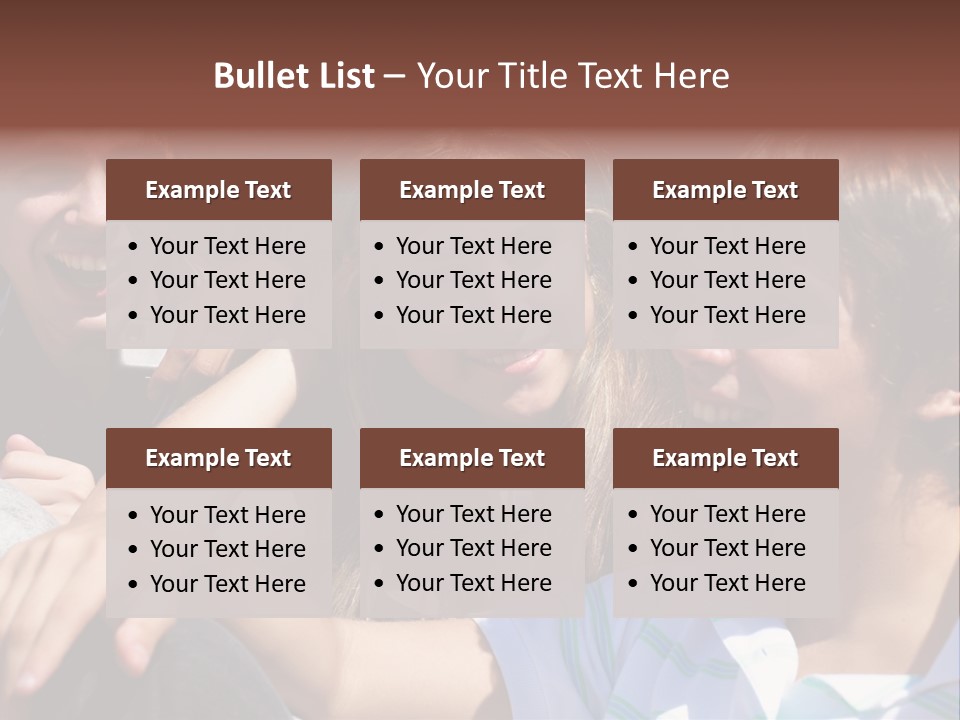 Youth Earphones Outdoors PowerPoint Template