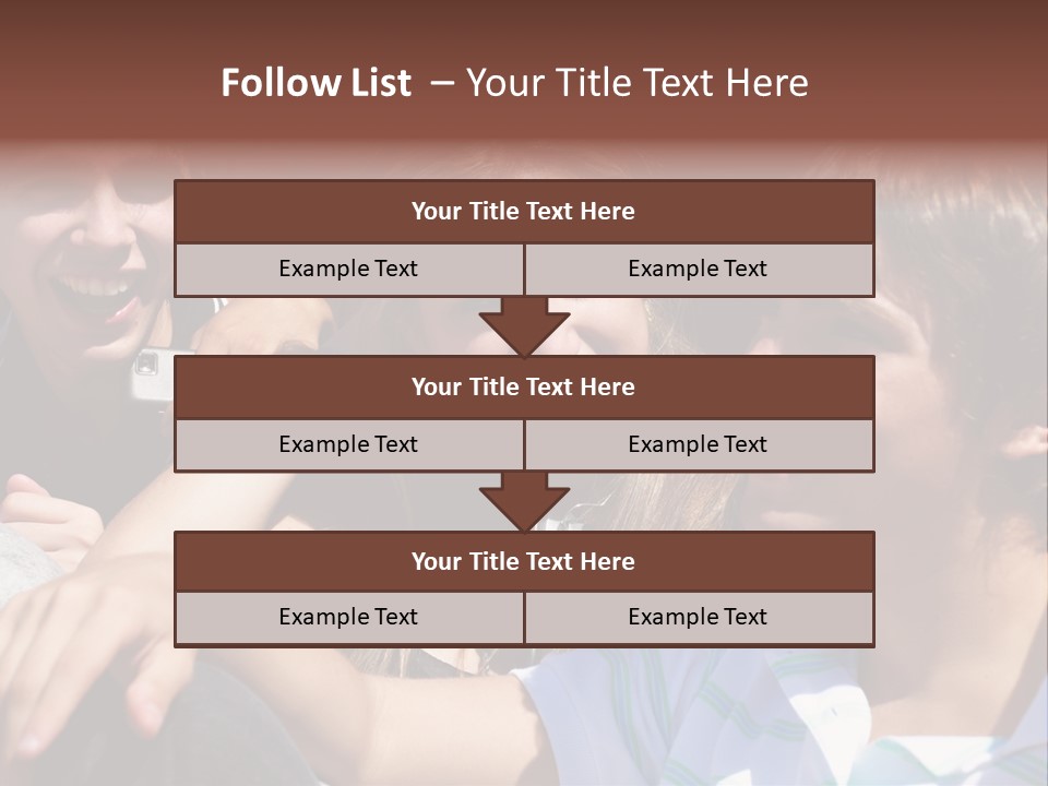 Youth Earphones Outdoors PowerPoint Template