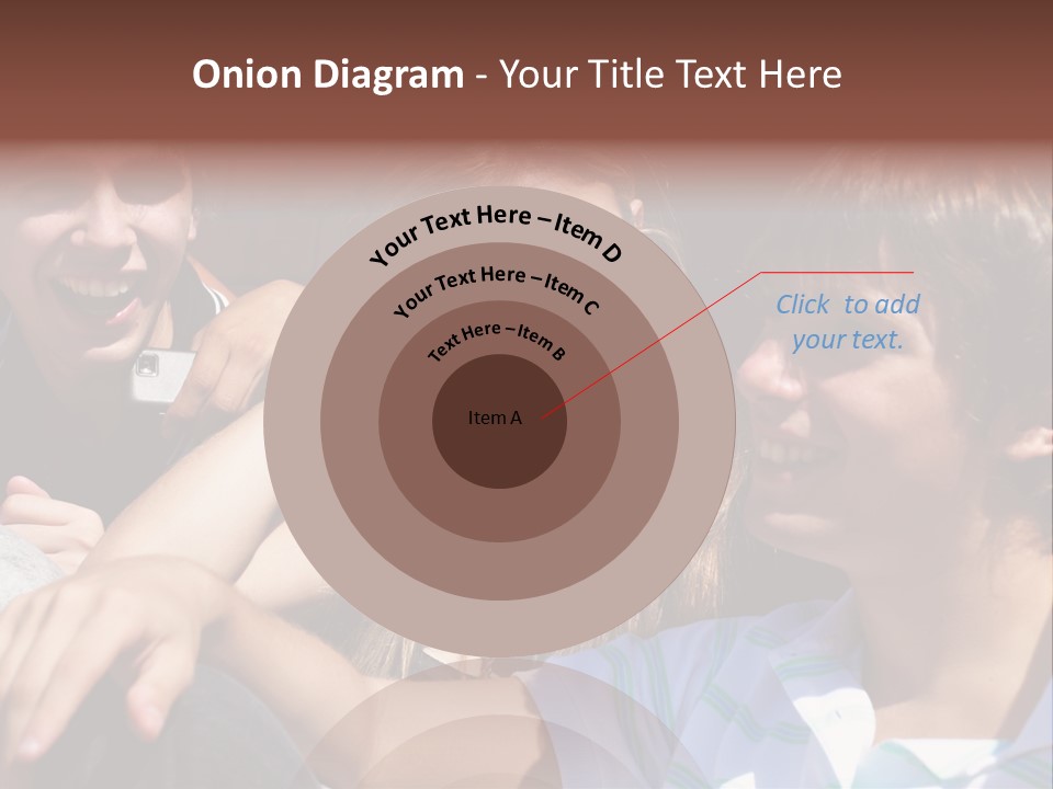 Youth Earphones Outdoors PowerPoint Template